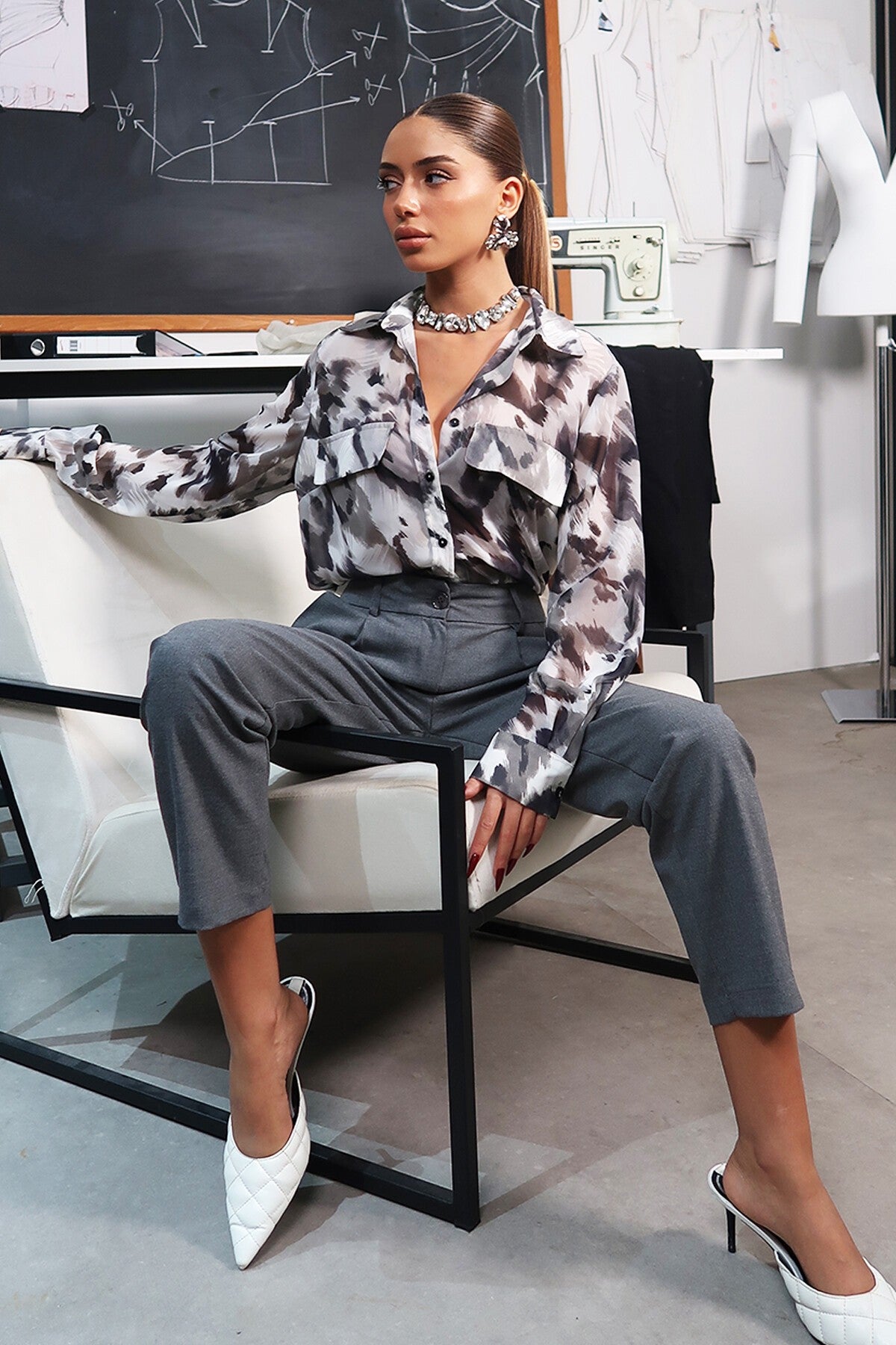 Elevated Waistline Pants